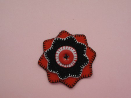 Broche Estrellas concéntricas